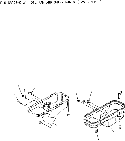 OIL PAN ASSY, WITH PLUG 5-11360-401-2 KOMATSU