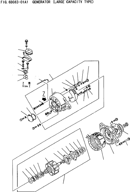 BRUSH HOLDER ASSY 1-81217-024-0 KOMATSU