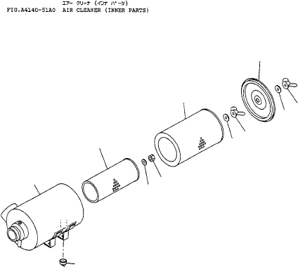 ELEMENT ASSY, INNER 3EF-02-46540 KOMATSU