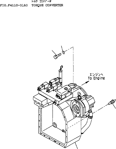 TORQUE CONVERTER A 3FE-13-11100 KOMATSU