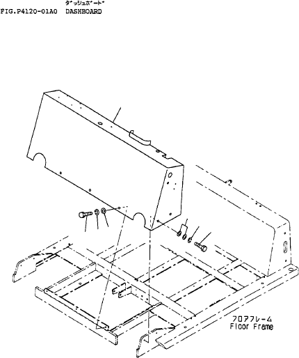 DASHBOARD 3FE-50-11110 KOMATSU