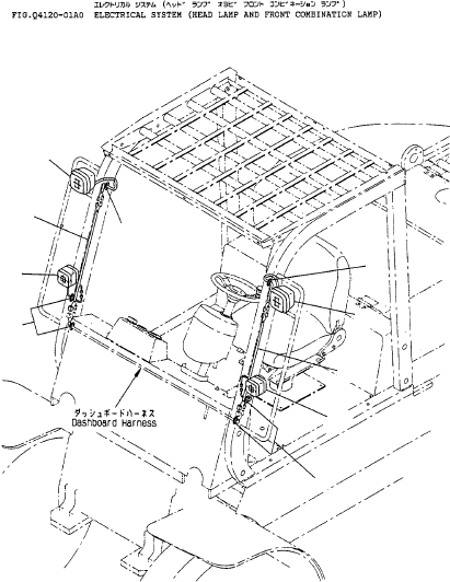 Жгут проводов 3FE-55-11150 KOMATSU