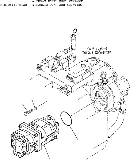 PUMP ASSY, HYDRAULIC (SAR90+40) 3EE-60-21510 KOMATSU
