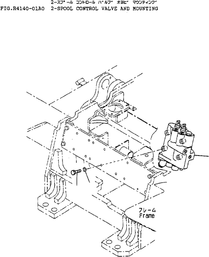 VALVE ASSY (SEE FIG.R4140-51A0) 3FE-61-11210 KOMATSU