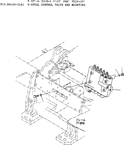 VALVE ASSY (SEE FIG.R4140-51A0) 3FE-61-11310 KOMATSU
