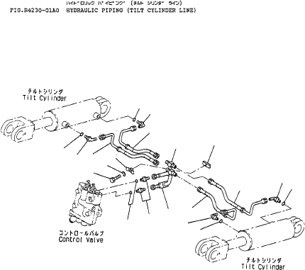 Шланг 3FE-66-11220 KOMATSU