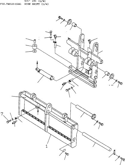 FRAME (FD115) 45E-2FH-2510 KOMATSU