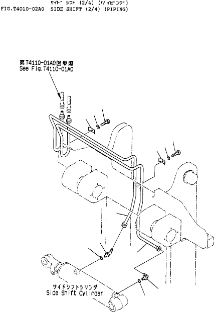 PIPE (FD115) 45E-2FS-3220 KOMATSU