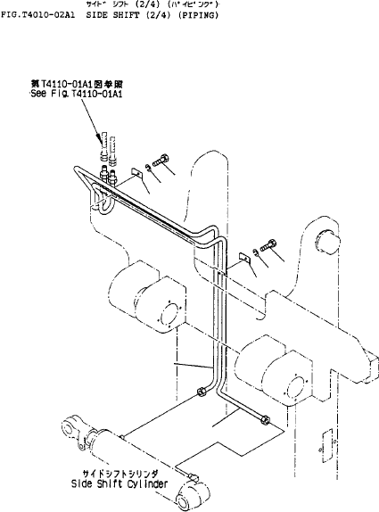 PIPE (FD135) 45E-3FS-3210 KOMATSU