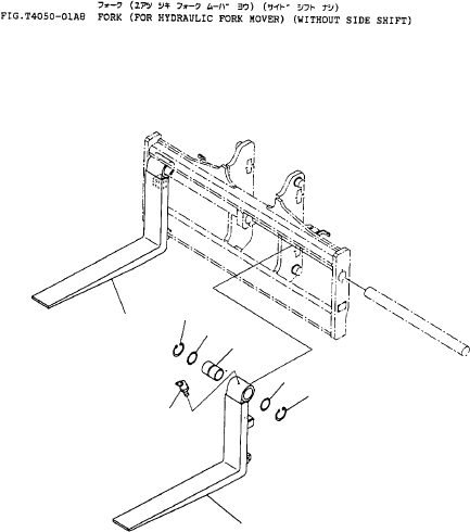 FORK ASSY 37E-ZBK-3100 KOMATSU