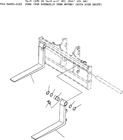 FORK ASSY (L=1970) 37E-ZAK-3100 KOMATSU
