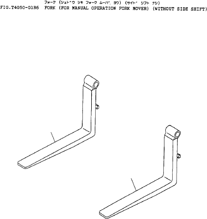 FORK ASSY (L=2120) 37E-ZDE-0110 KOMATSU