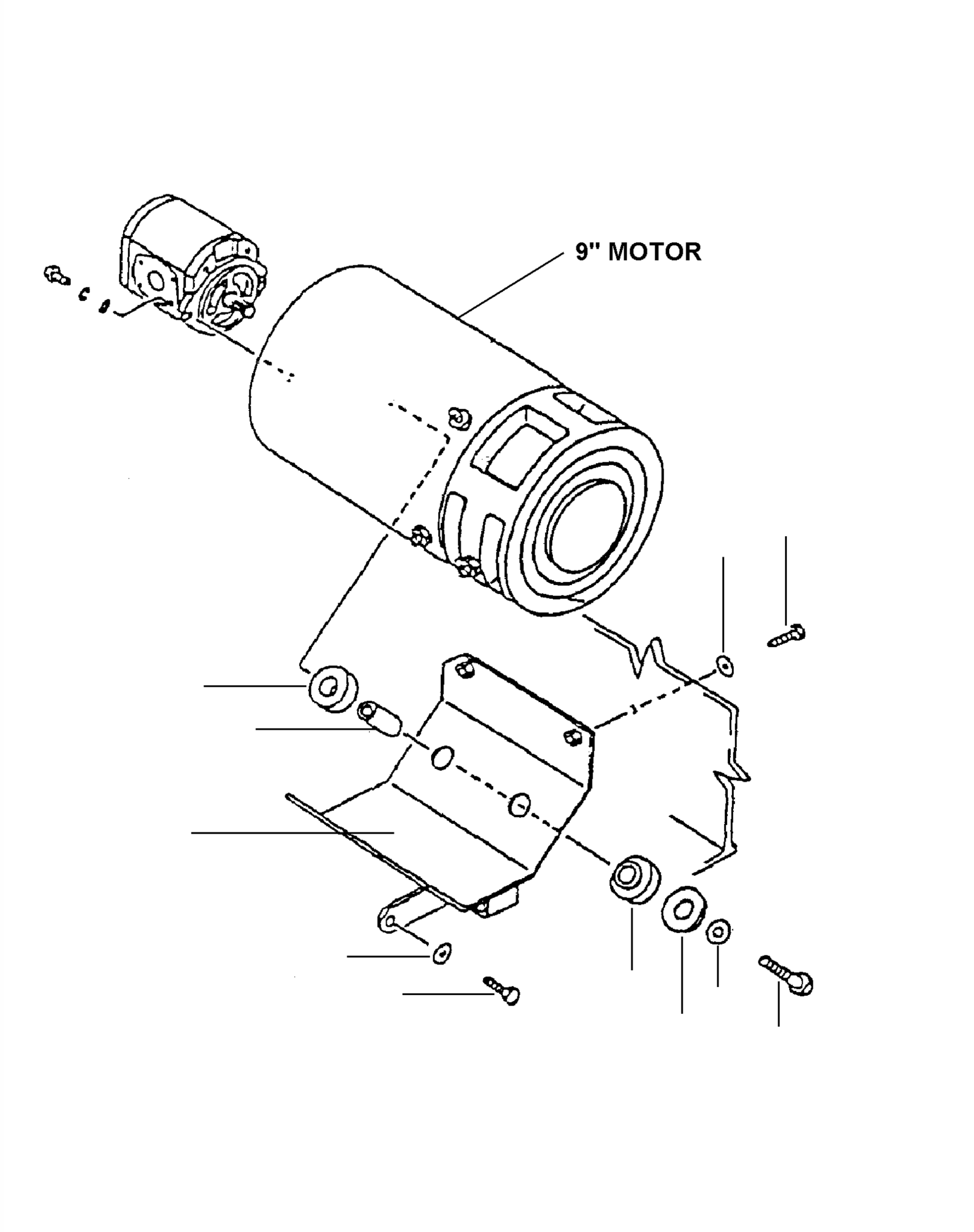 PUMP MOTOR ASSY 3BB-18-A3210 KOMATSU
