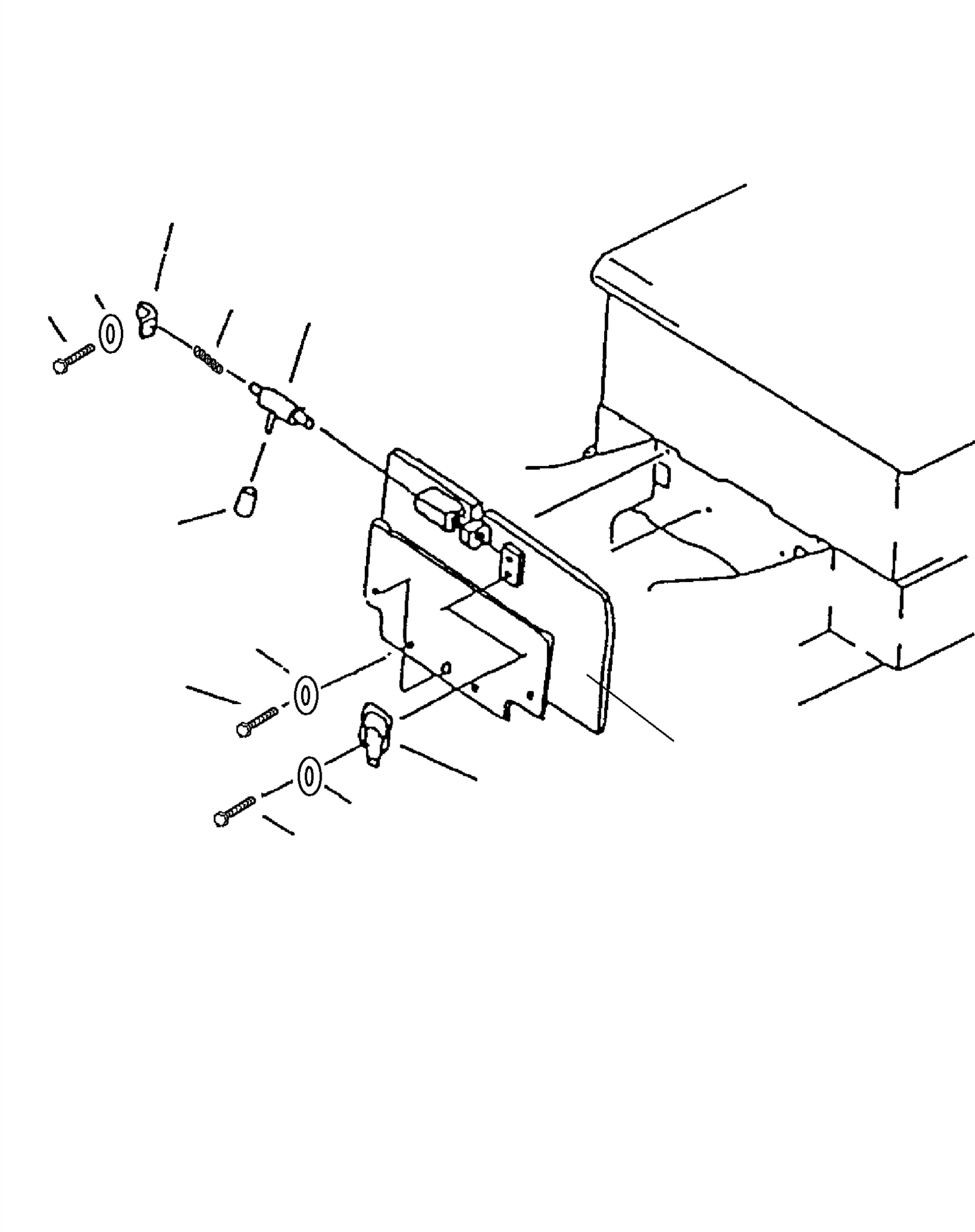 BRACKET, SEAT 3BB-50-48541YS KOMATSU