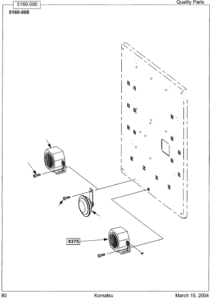 ALARM OP03000313 KOMATSU