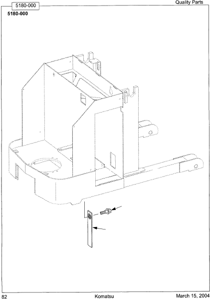 STRAP, STATIC (CUT TO LENGTH) OP03000315 KOMATSU
