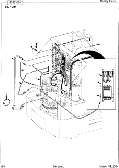 FUSE, 2 AMP OP03000375 KOMATSU