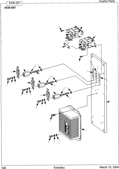 FUSE, 350 AMP OP03000397 KOMATSU