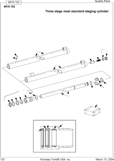 ROD, CYLINDER OP03000486 KOMATSU