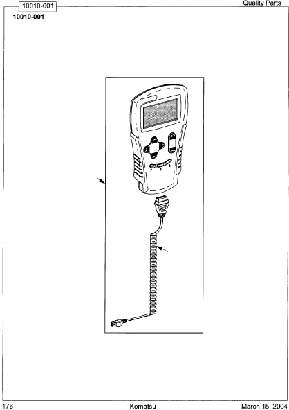 KIT, HANDSET OP03000692 KOMATSU