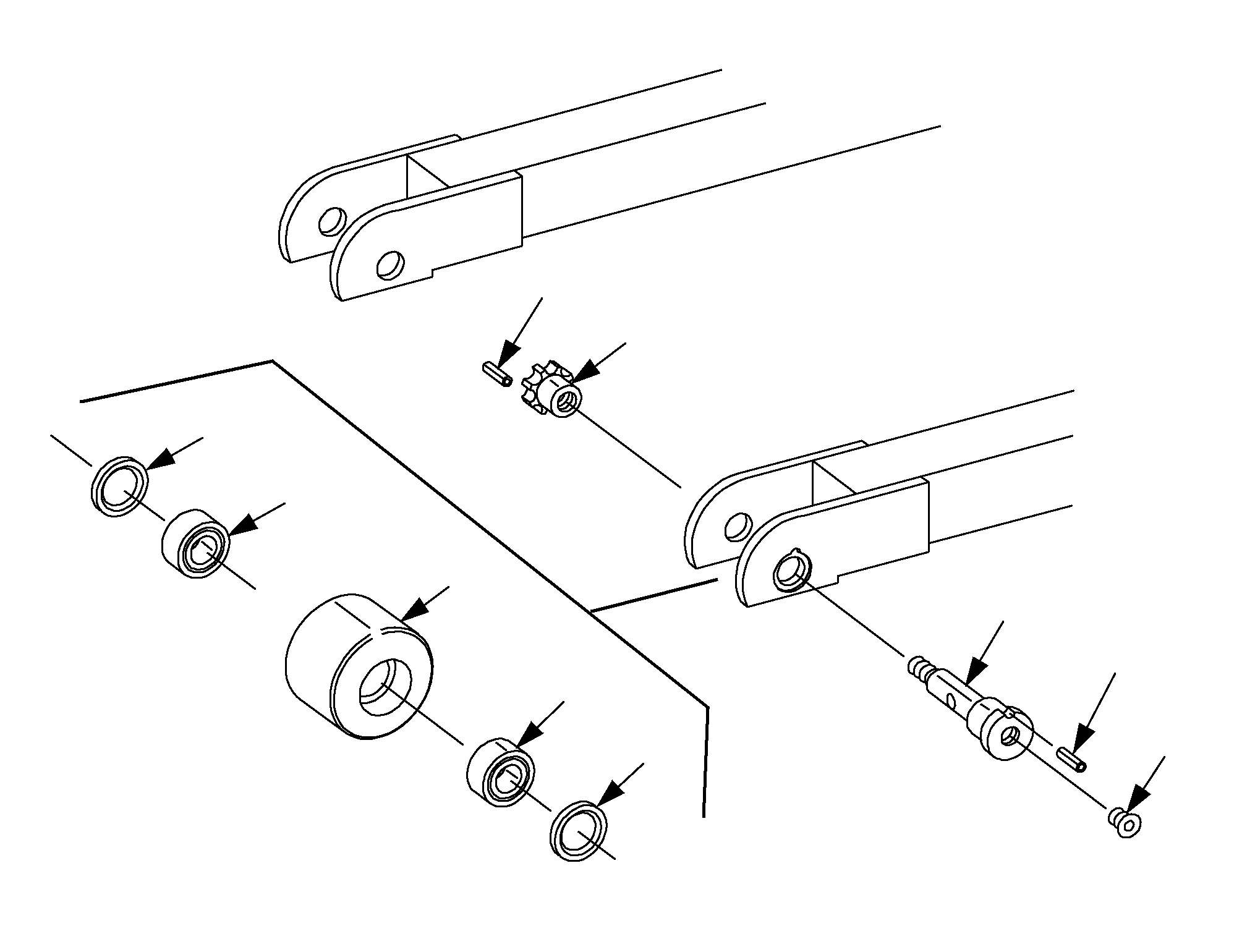 пружинный штифт 11073-32 KOMATSU