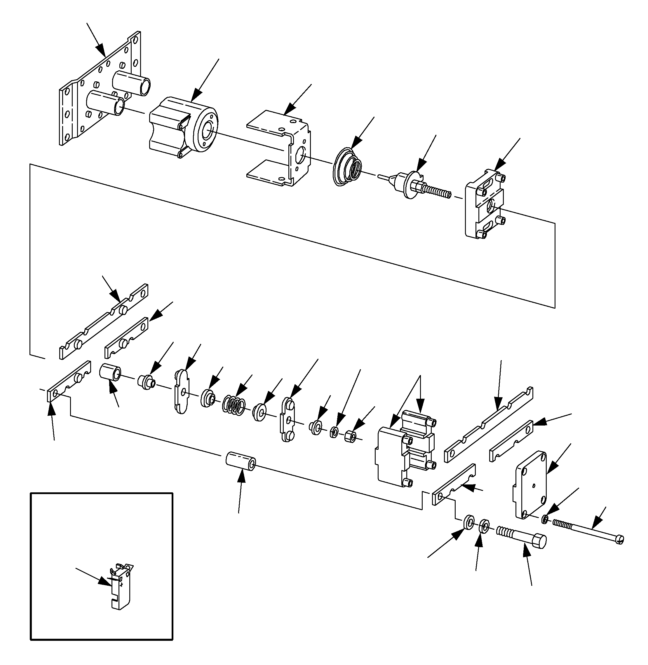 FORWARD/REARWARD CONTACTOR ASSEMBLY 27692-00 KOMATSU