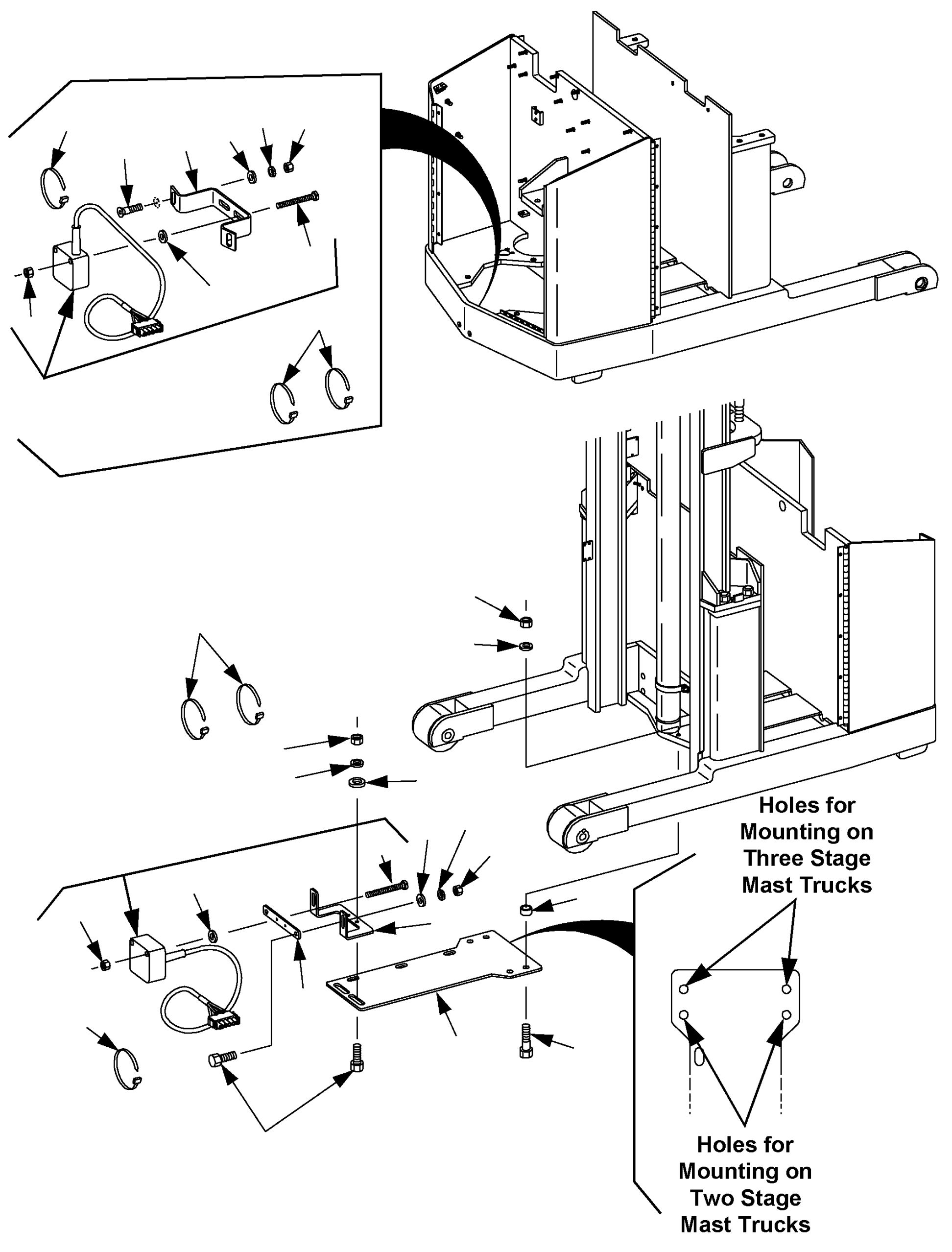 BRACKET, 2 STAGE 305924-000 KOMATSU
