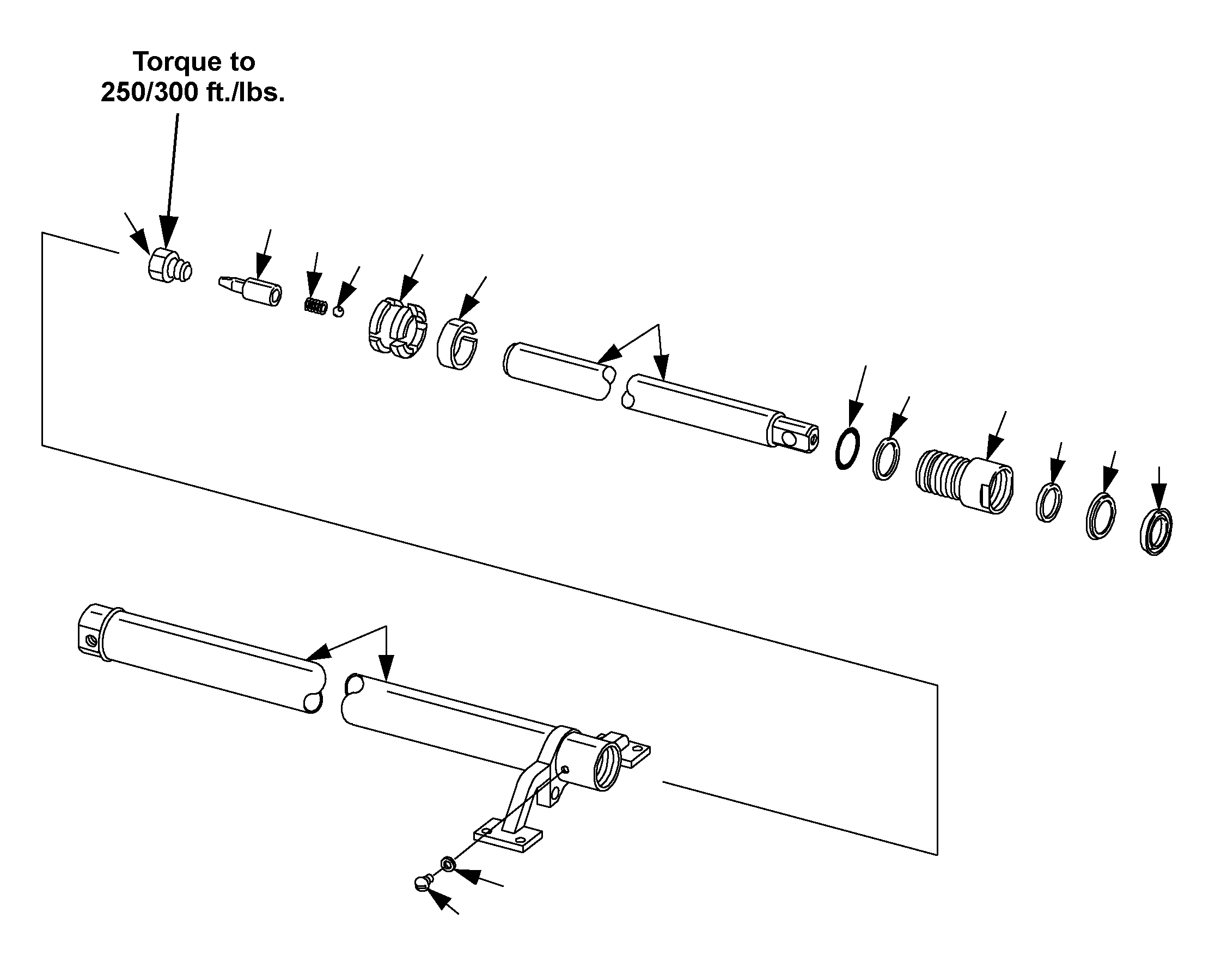 ROD, CYLINDER 28141-08 KOMATSU