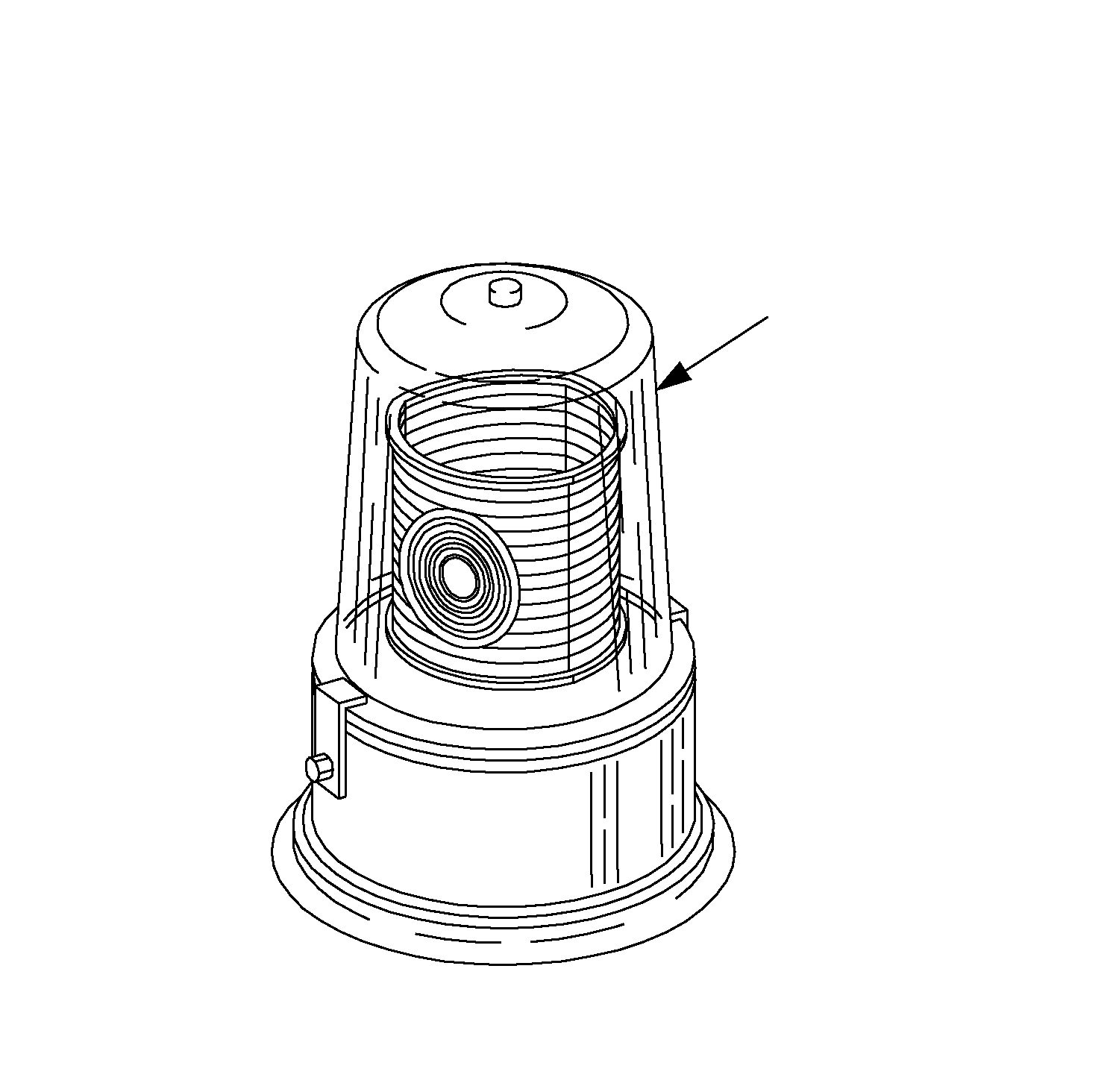 STROBE LIGHT, BLUE 29831-02 KOMATSU