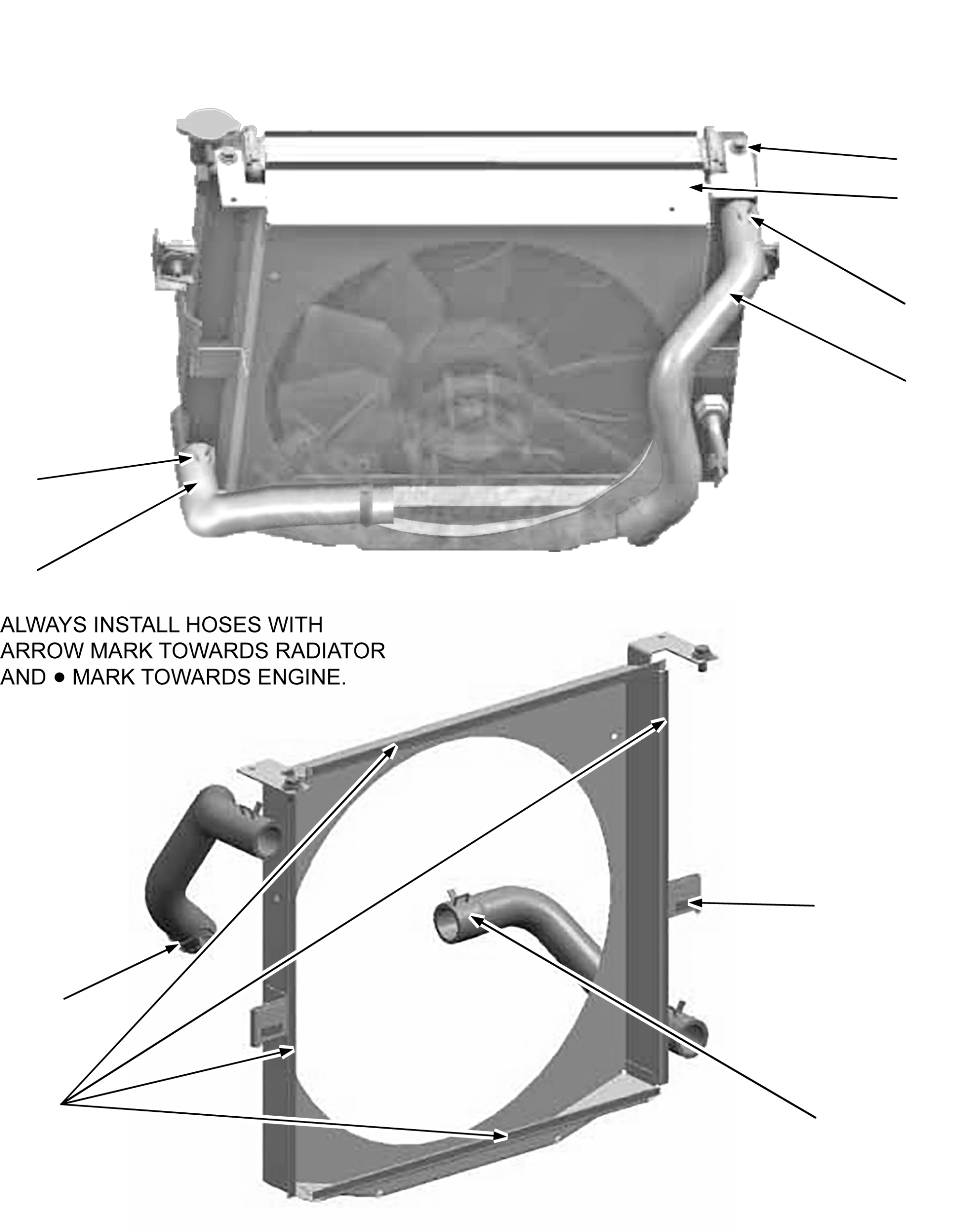 HOSE, UPPER 3EA-04-A7480 KOMATSU