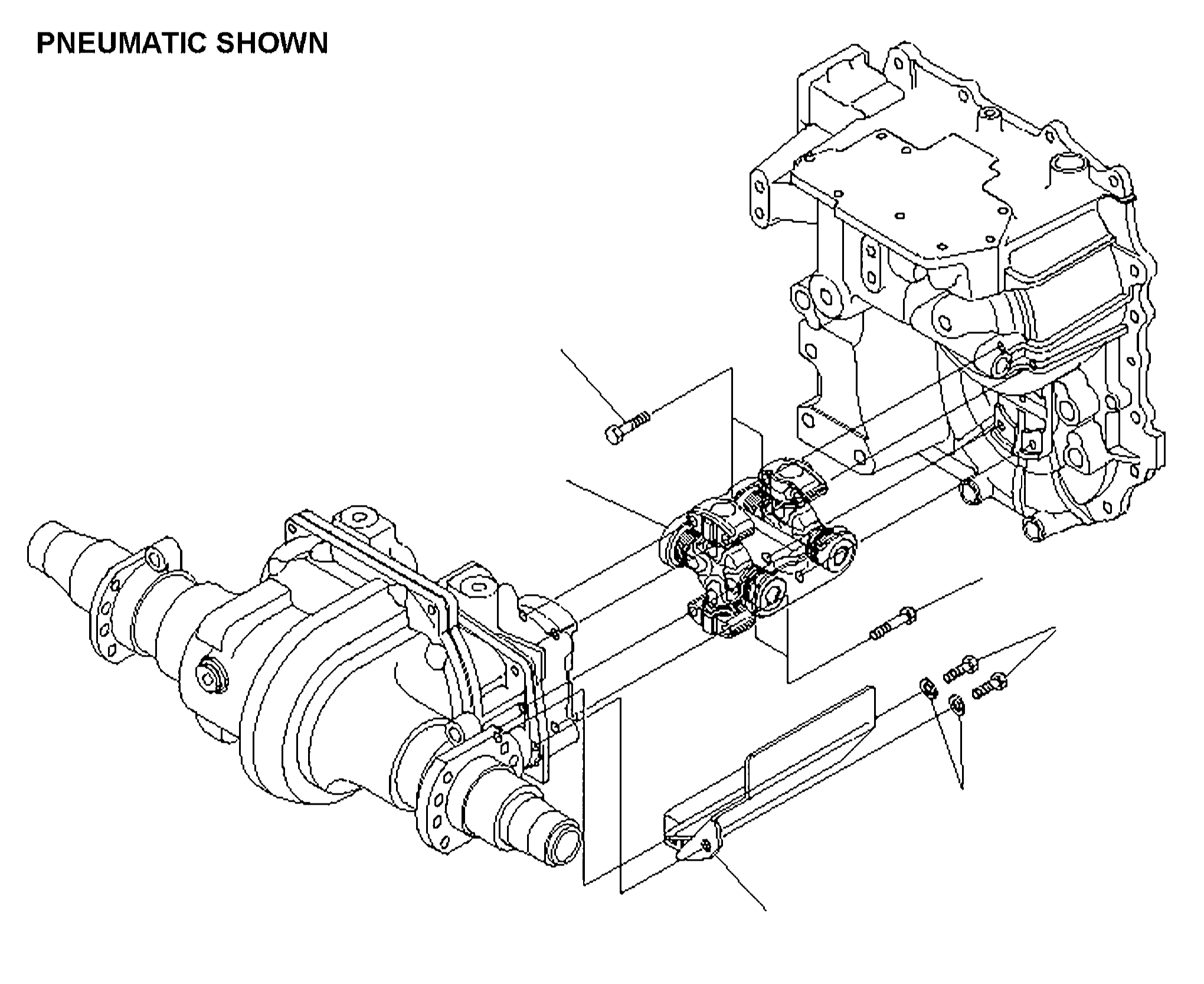 Карданный вал 3EB-20-51210 KOMATSU