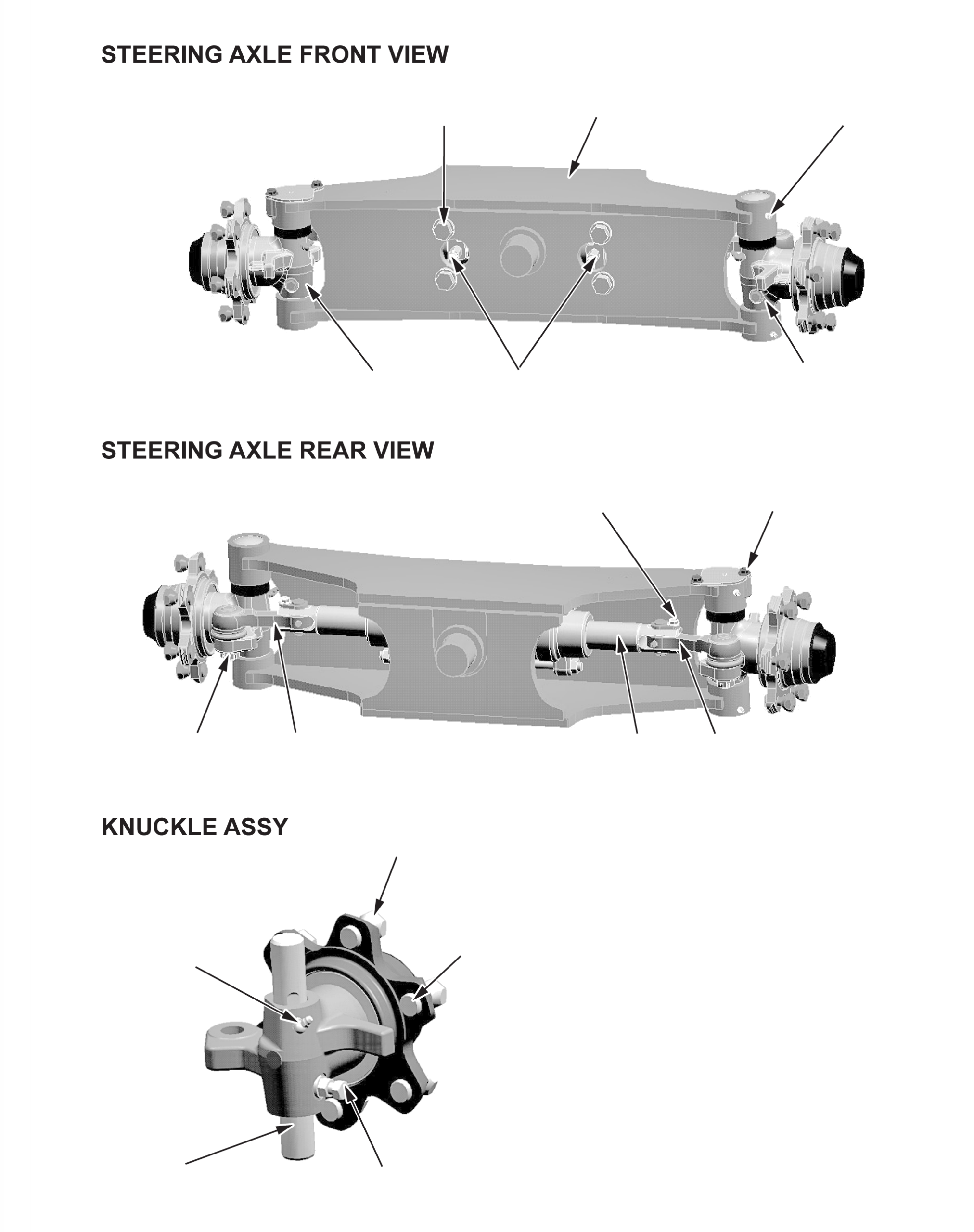 CYLINDER, POWER STEERING (NEWER - SOLD AS ASSY ONLY) 3EA-64-A7510 KOMATSU