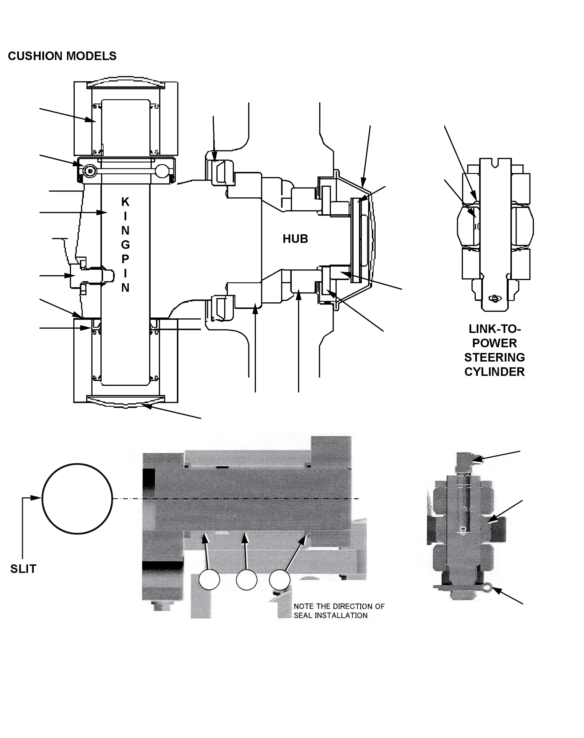 STEERING AXLE 3EA-24-A7110 KOMATSU