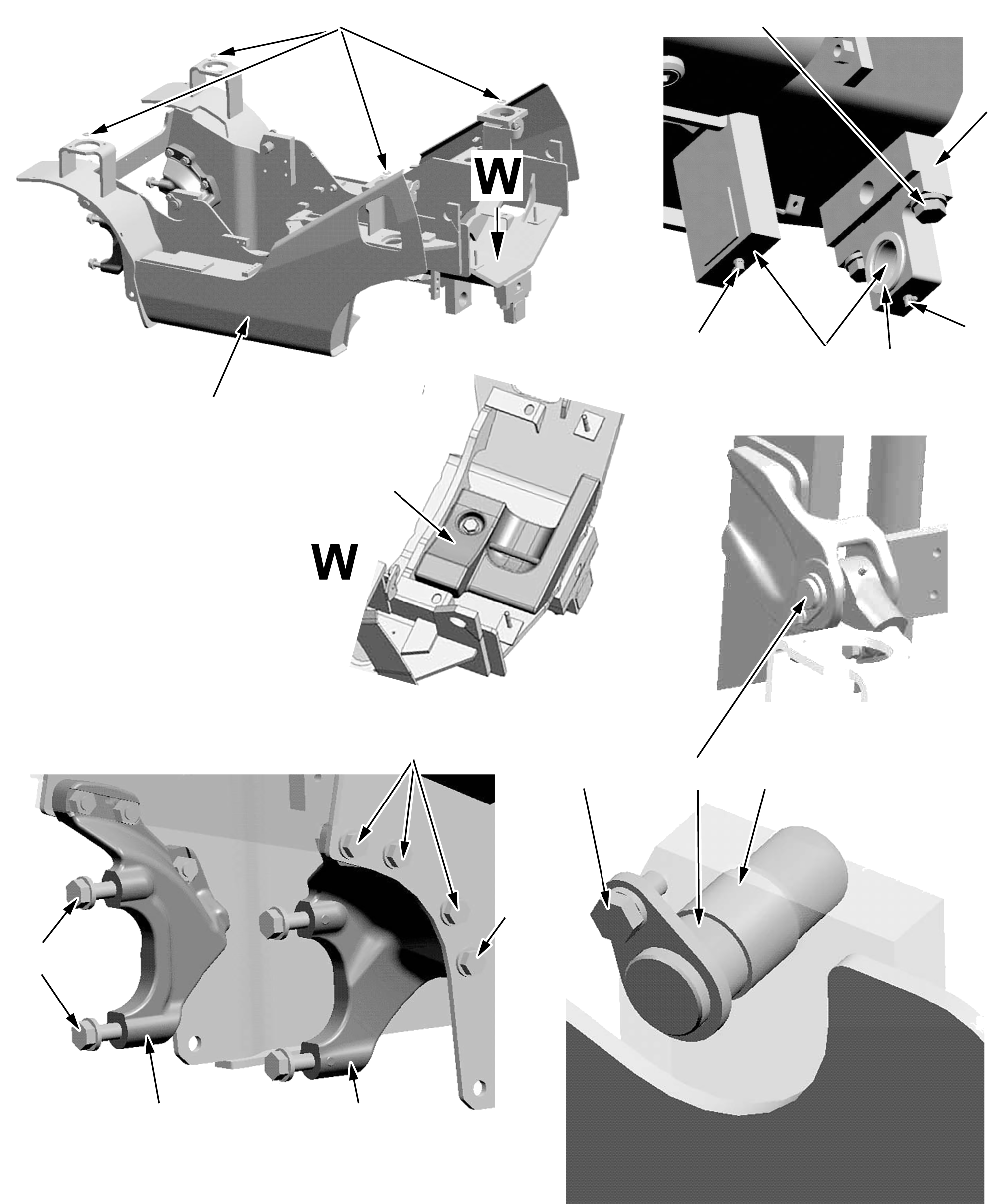 SUPPORT, LH 3EA-41-A7230SA KOMATSU