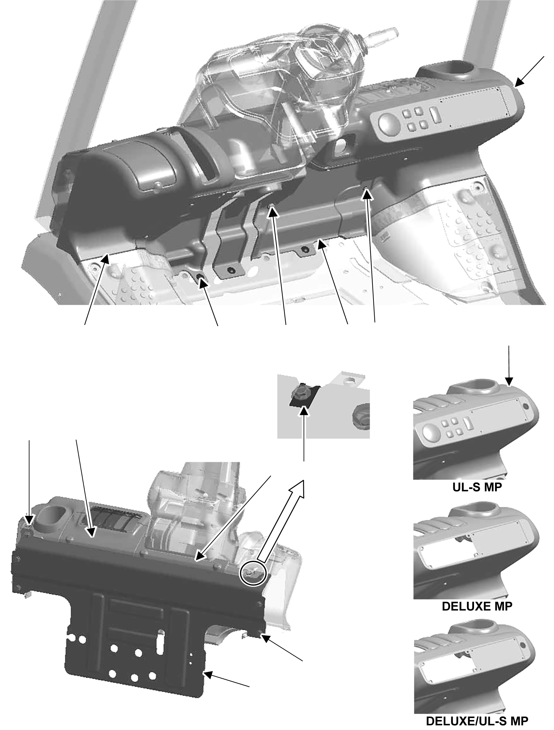DASHBOARD (4CV) 3EA-50-A7360 KOMATSU