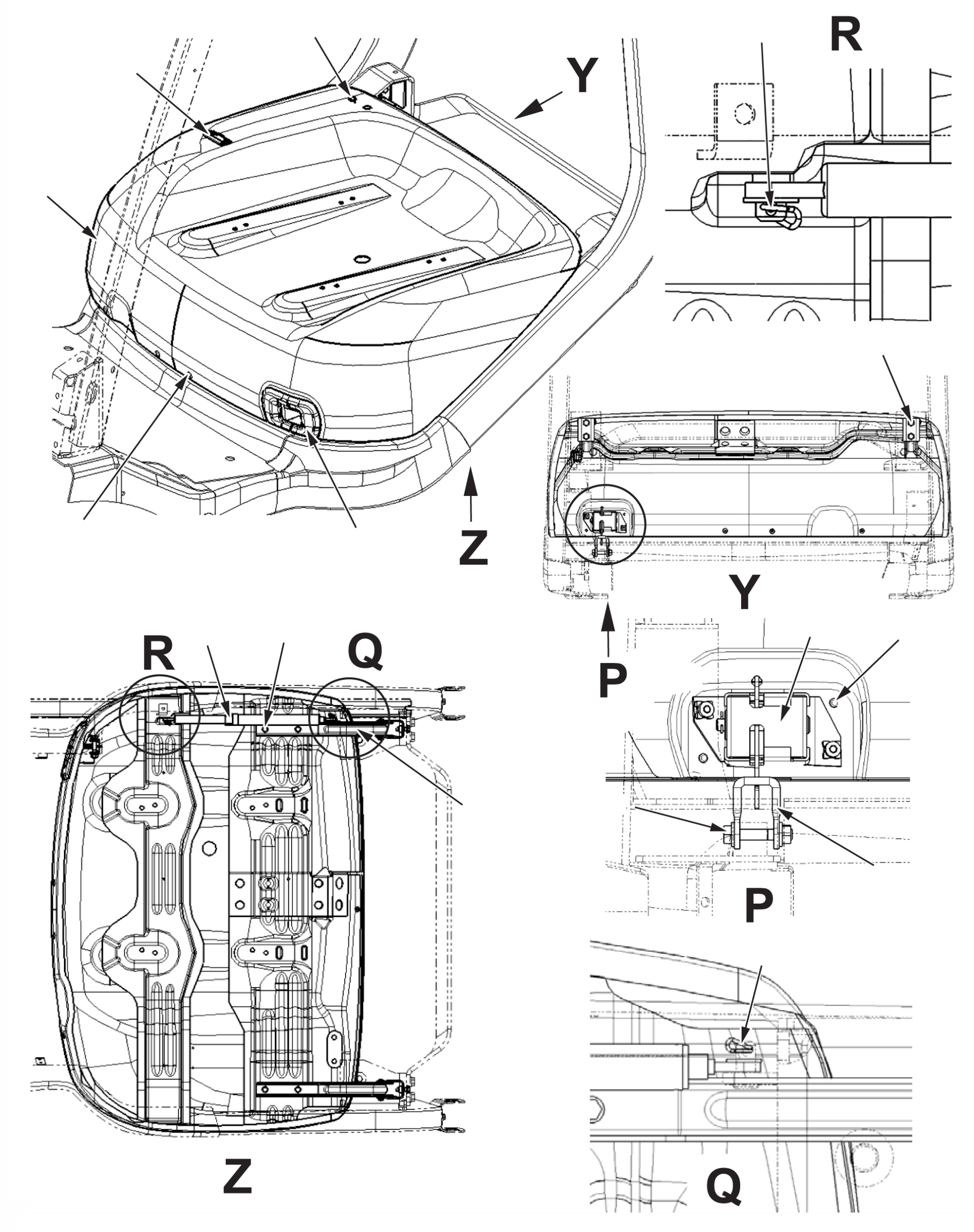 LOCK ASSY 3EB-50-41240 KOMATSU