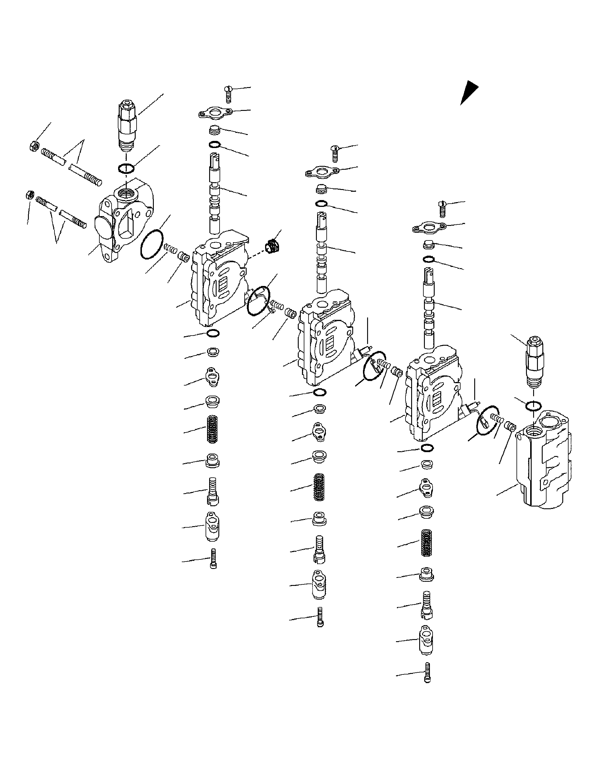 SPOOL END (W/ ALL OTHERS) HU61333 KOMATSU