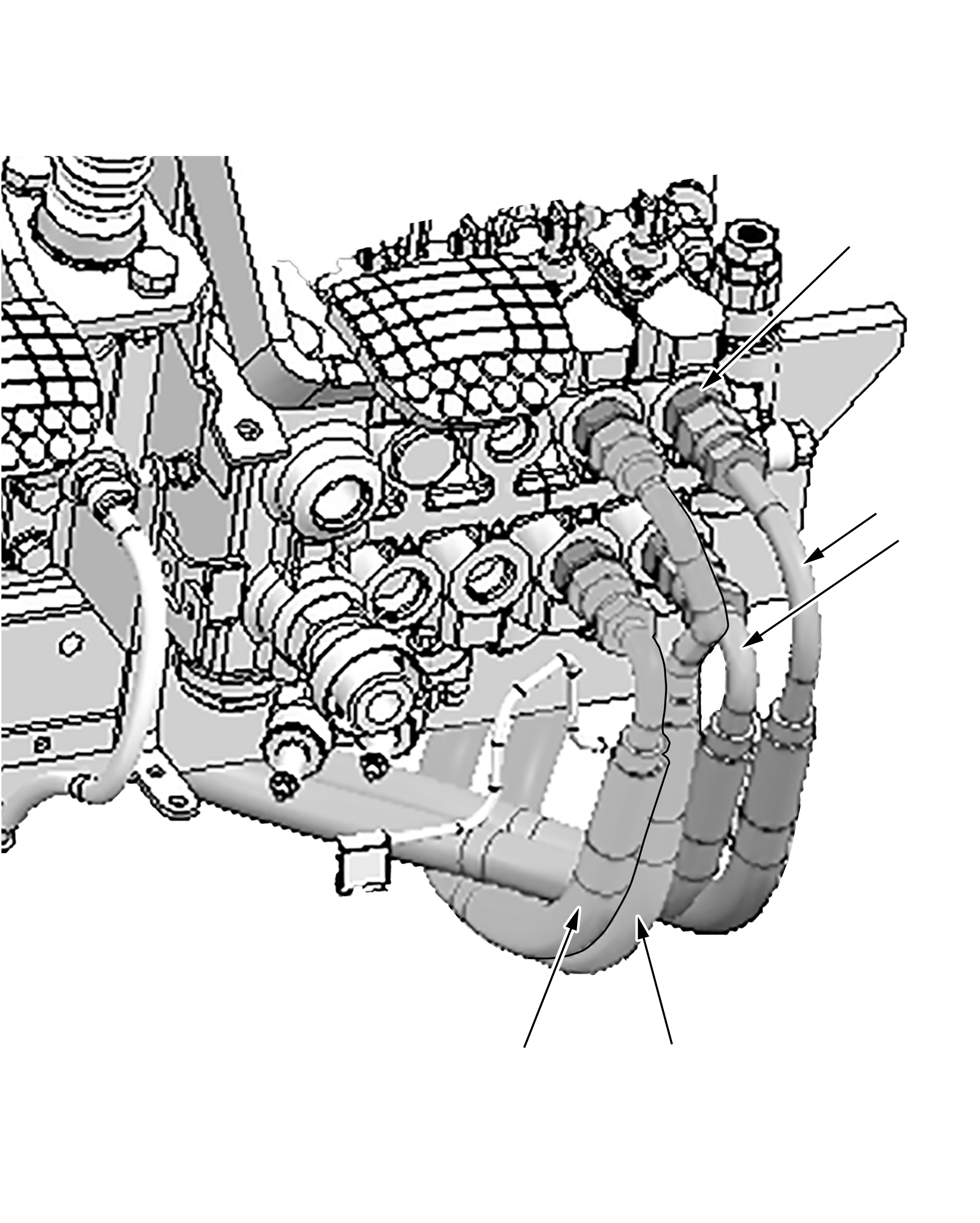 Шланг 3EB-68-A7311 KOMATSU