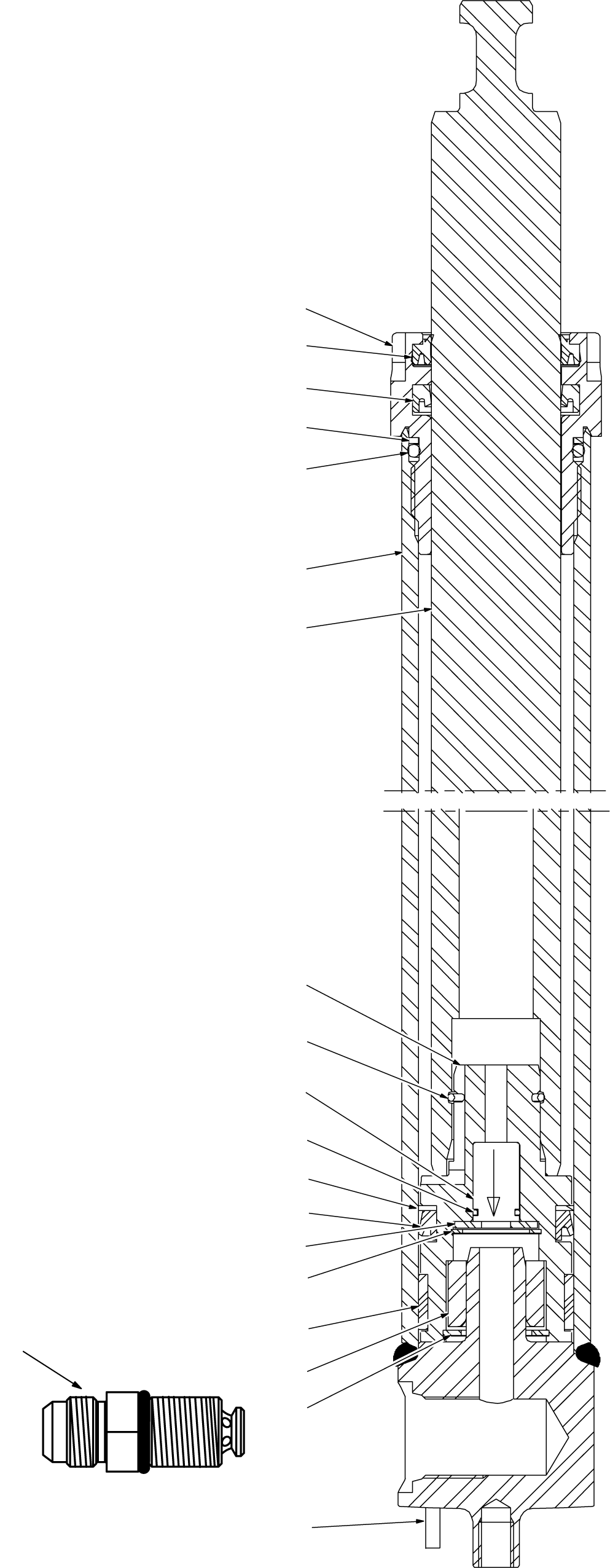 MAIN LIFT CYLINDER (82 OCL) (128 MFH) CC1005773 KOMATSU