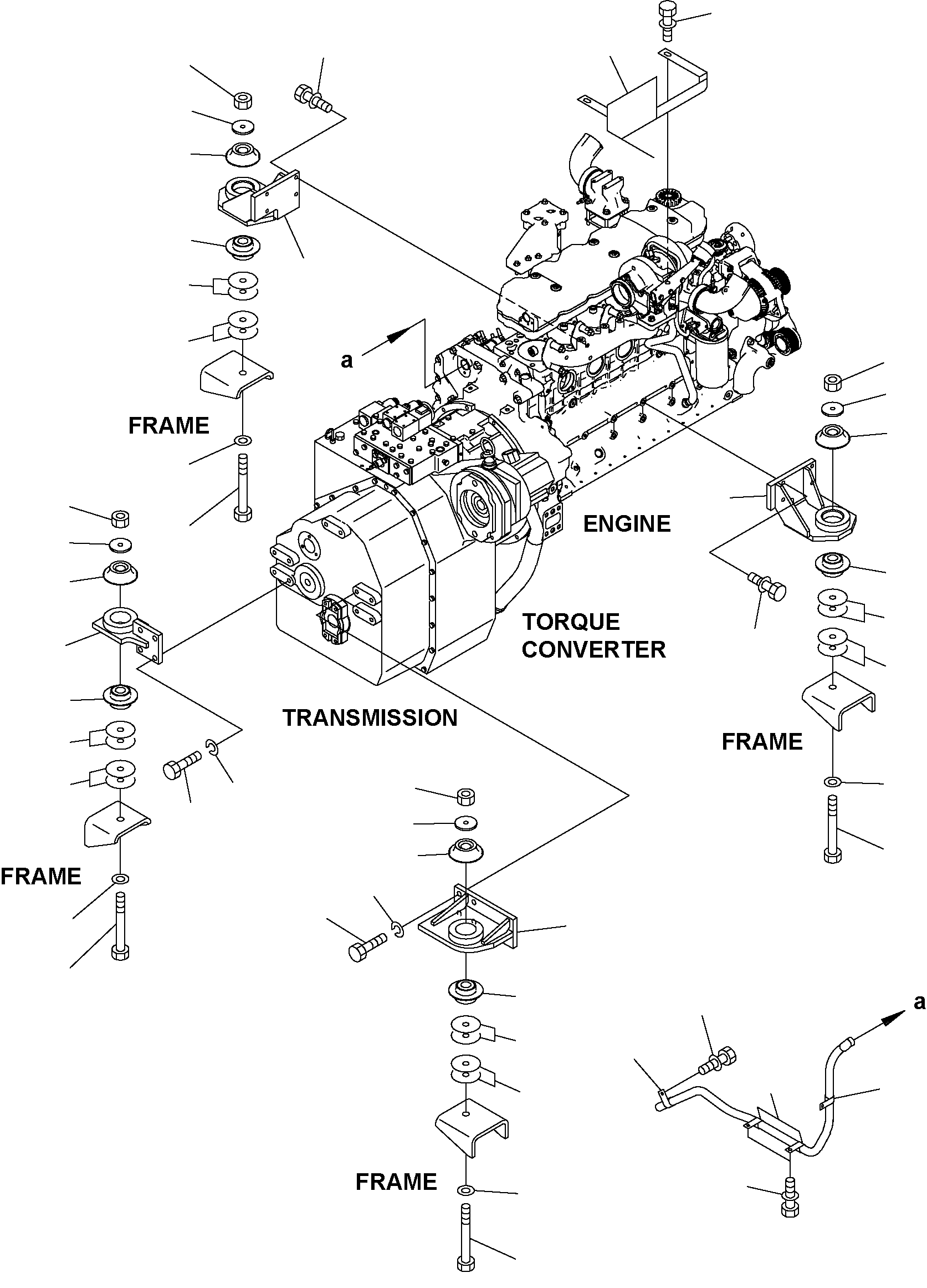 Кронштейн прав. 3FE-02-42110SG KOMATSU