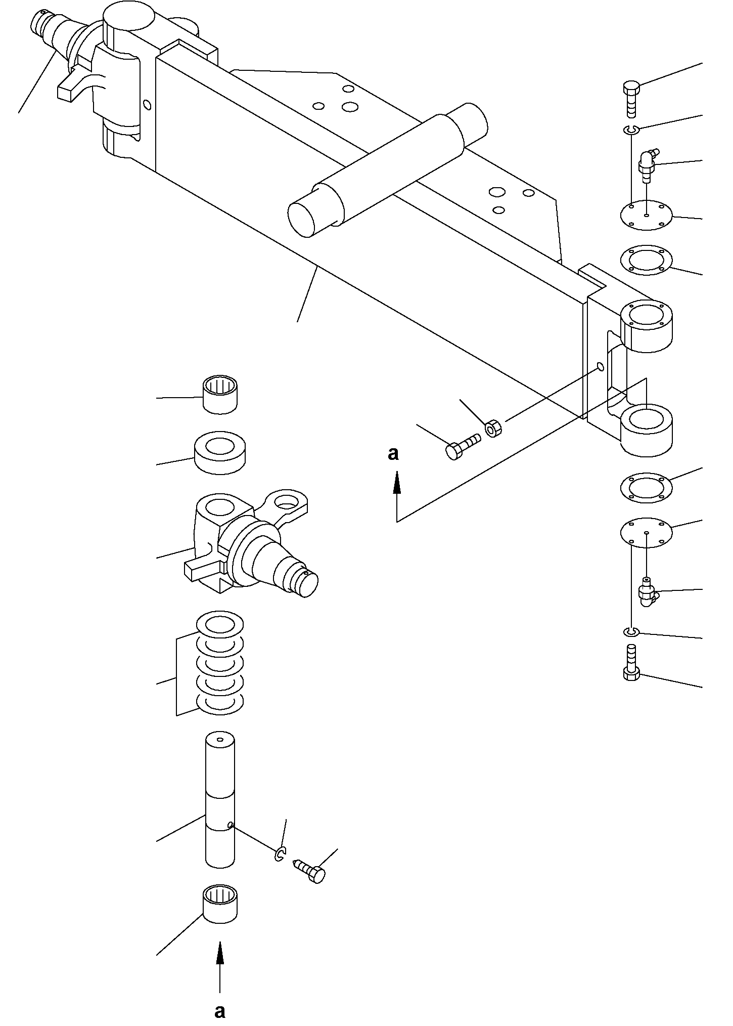 KNUCKLE, R.H. 3FE-24-11220SG KOMATSU