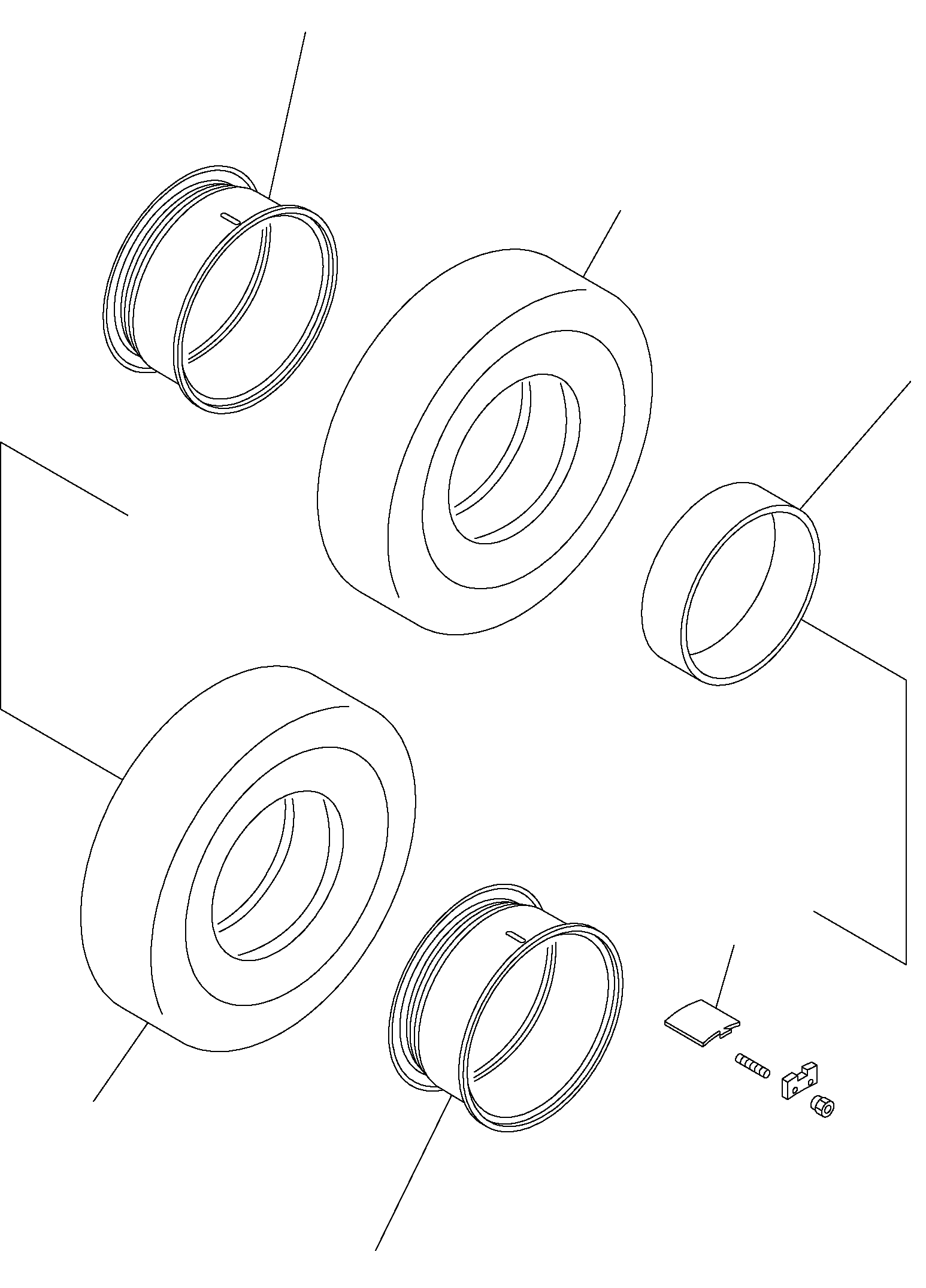 RIM ASSY 3EE-27-23530 KOMATSU