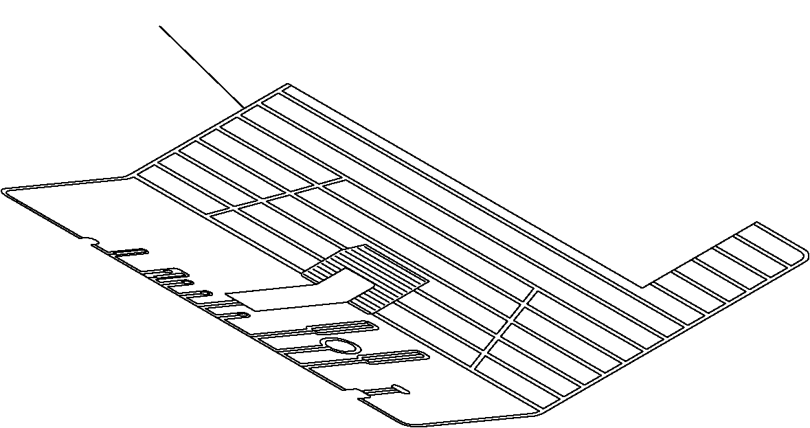 Коврик пола 3FE-50-44710 KOMATSU
