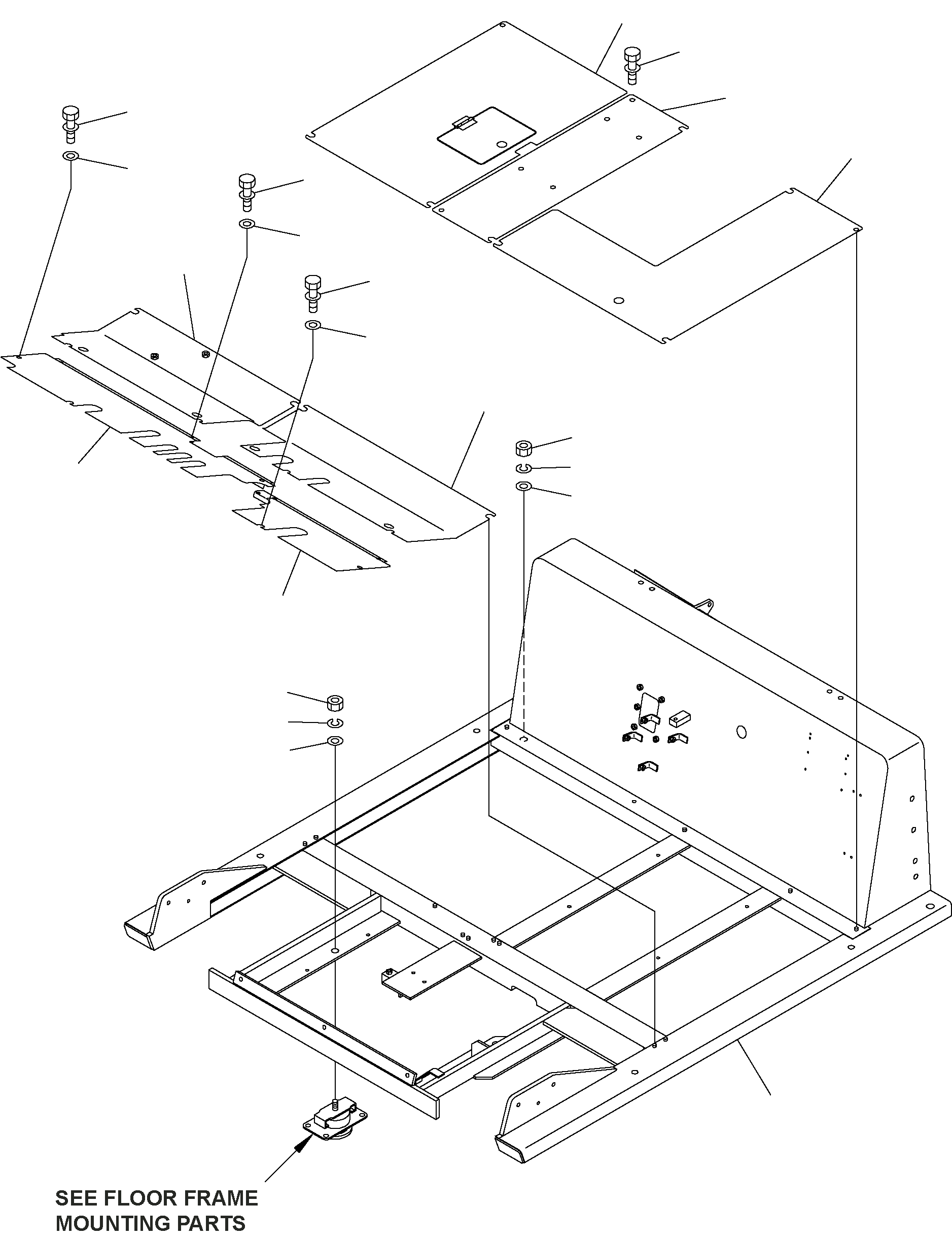 PLATE, FLOOR 3FE-50-42440XC KOMATSU