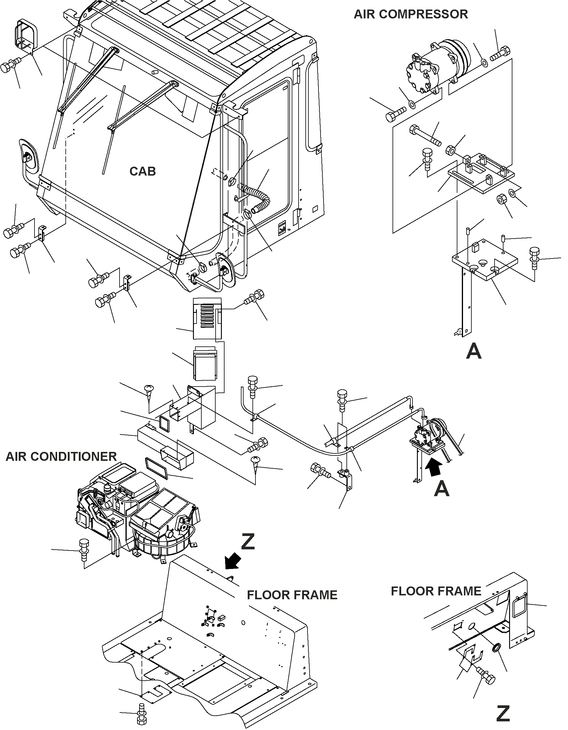 Резиновый элемент 3FE-94-41310 KOMATSU