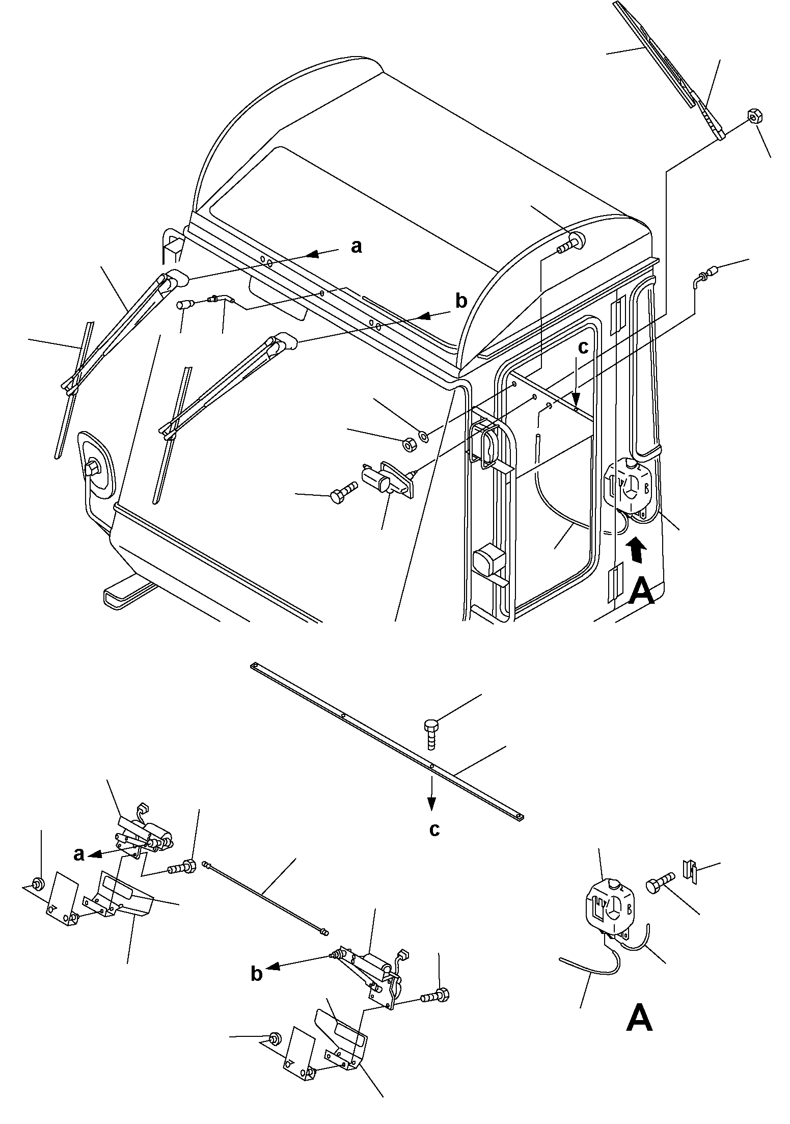 Щётка стеклоочистителя TN857230-0140 KOMATSU
