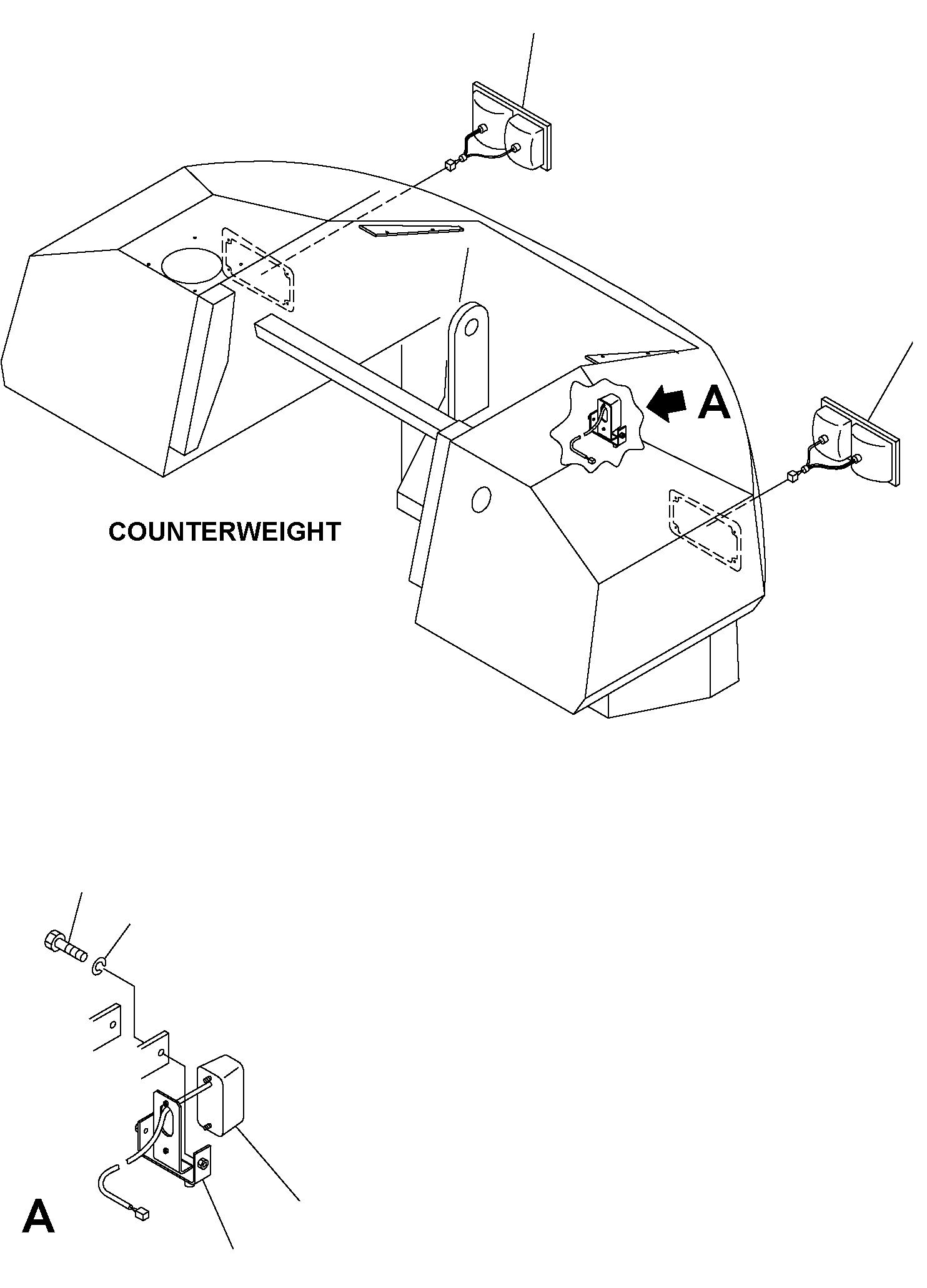 LAMP ASSY, BACK UP 3FD-55-23940 KOMATSU