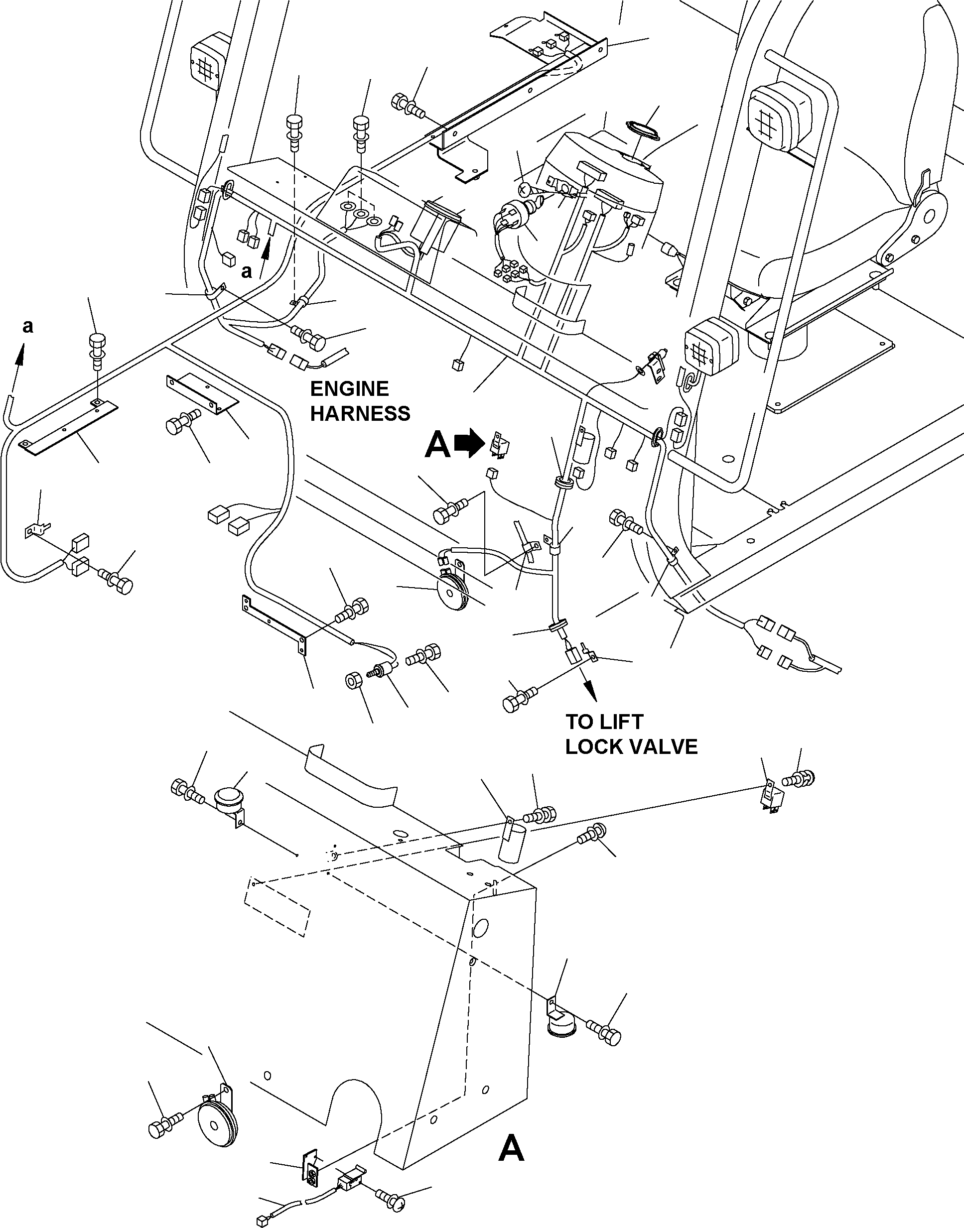 HARNESS, DASHBOARD 3FE-55-41510 KOMATSU