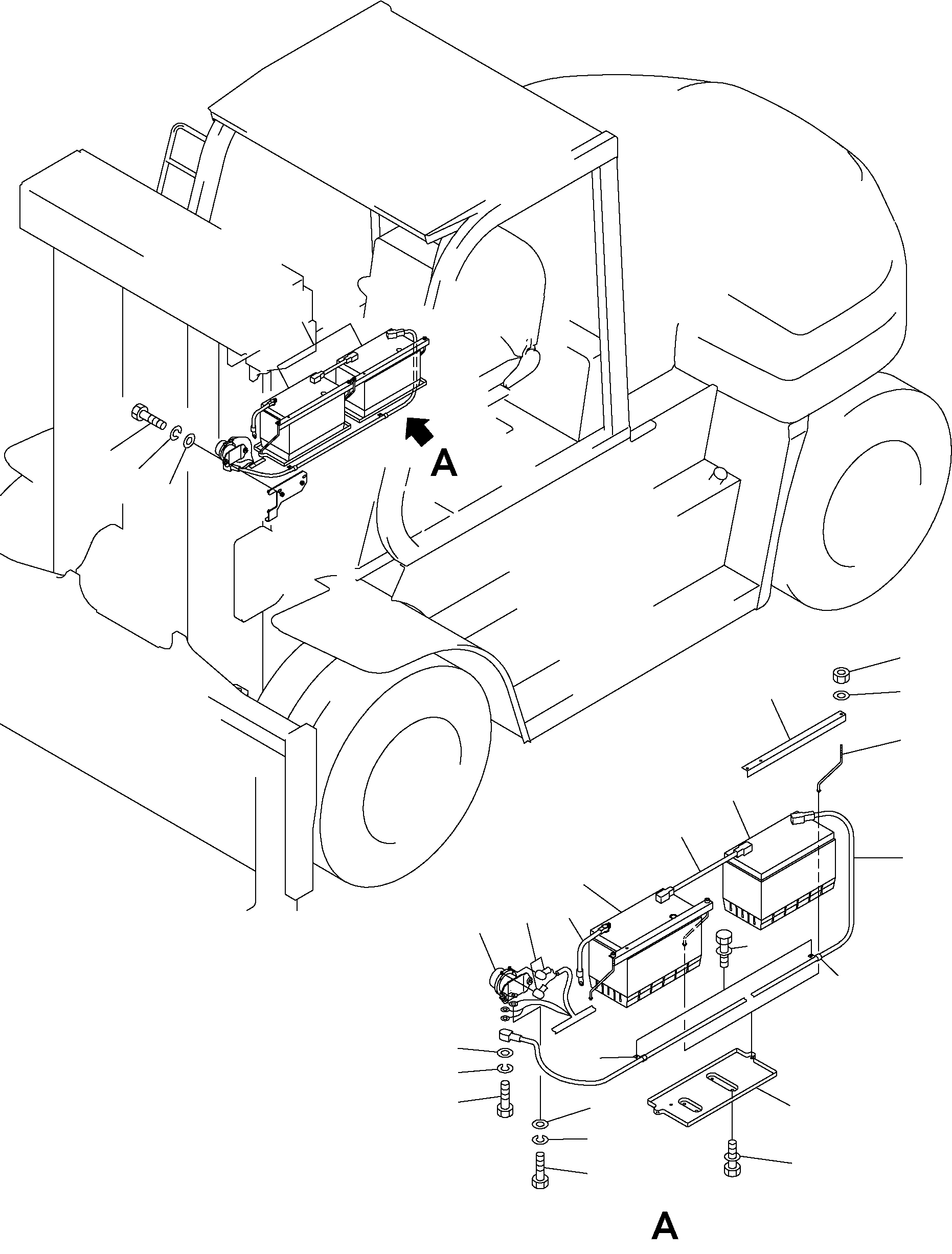 Кабель 3FE-55-45221 KOMATSU