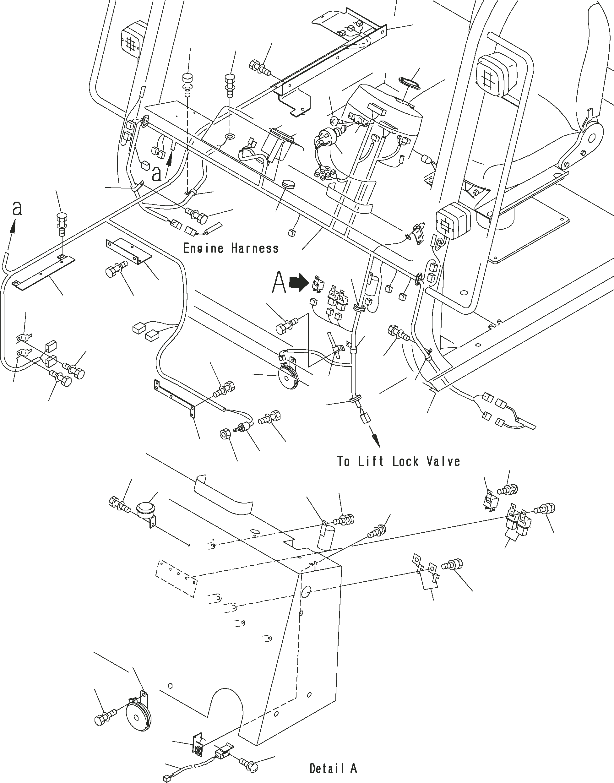 HARNESS, DASHBOARD 3FE-55-41810 KOMATSU